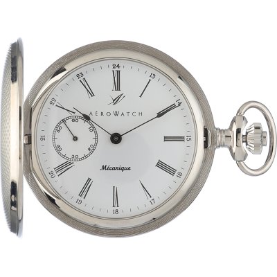 Montres de poche Aerowatch Pocket watches 65803-PD01 Savonette Argent