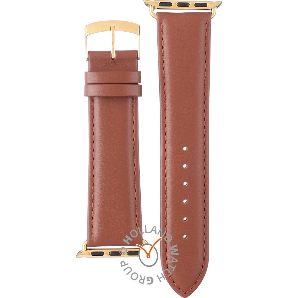 Bracelet Apple Watch APBR22G-S Brown leather 22 mm - Small