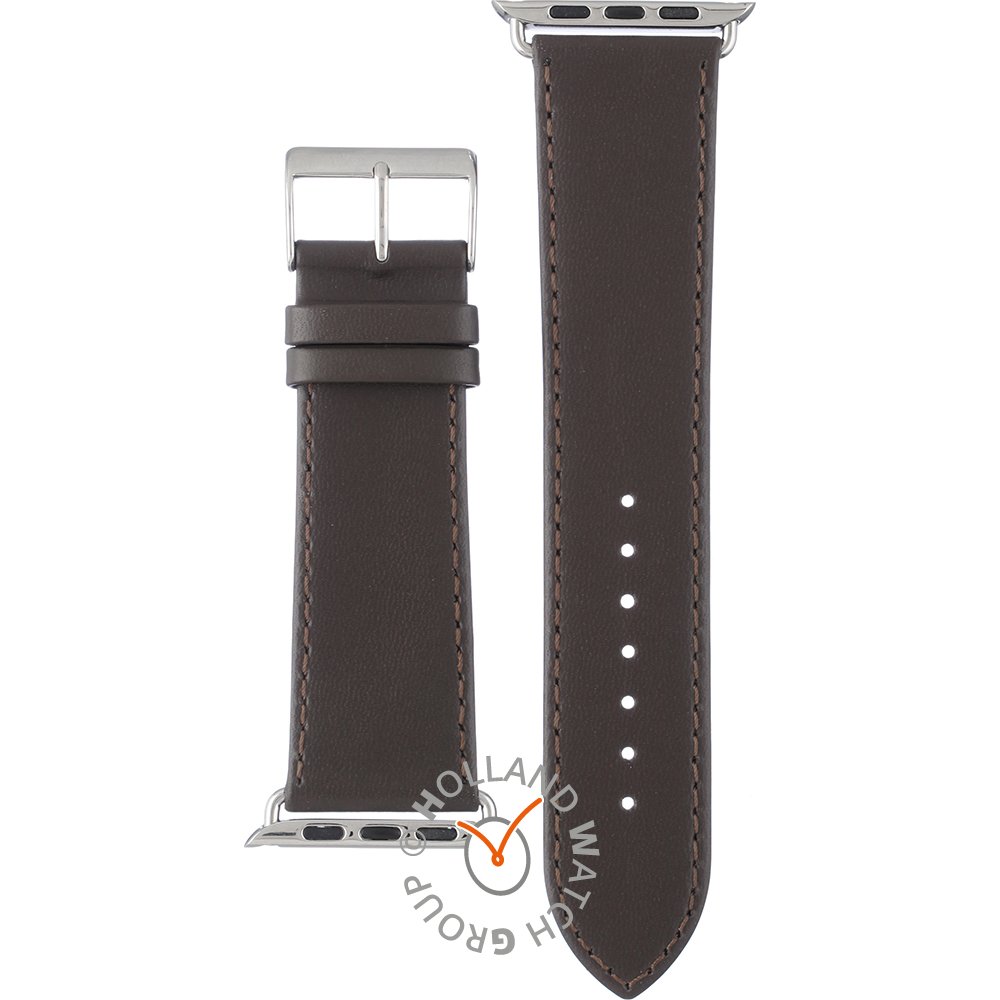 Bracelet Apple Watch APBR24S-M Brown leather 24 mm - Medium
