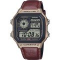 Montre Casio Timeless AE-1200WHL-5AVEF World Time - Utility Color