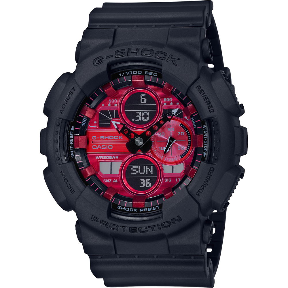 Montre G-Shock Classic Style GA-140AR-1AER Red Adrenalin