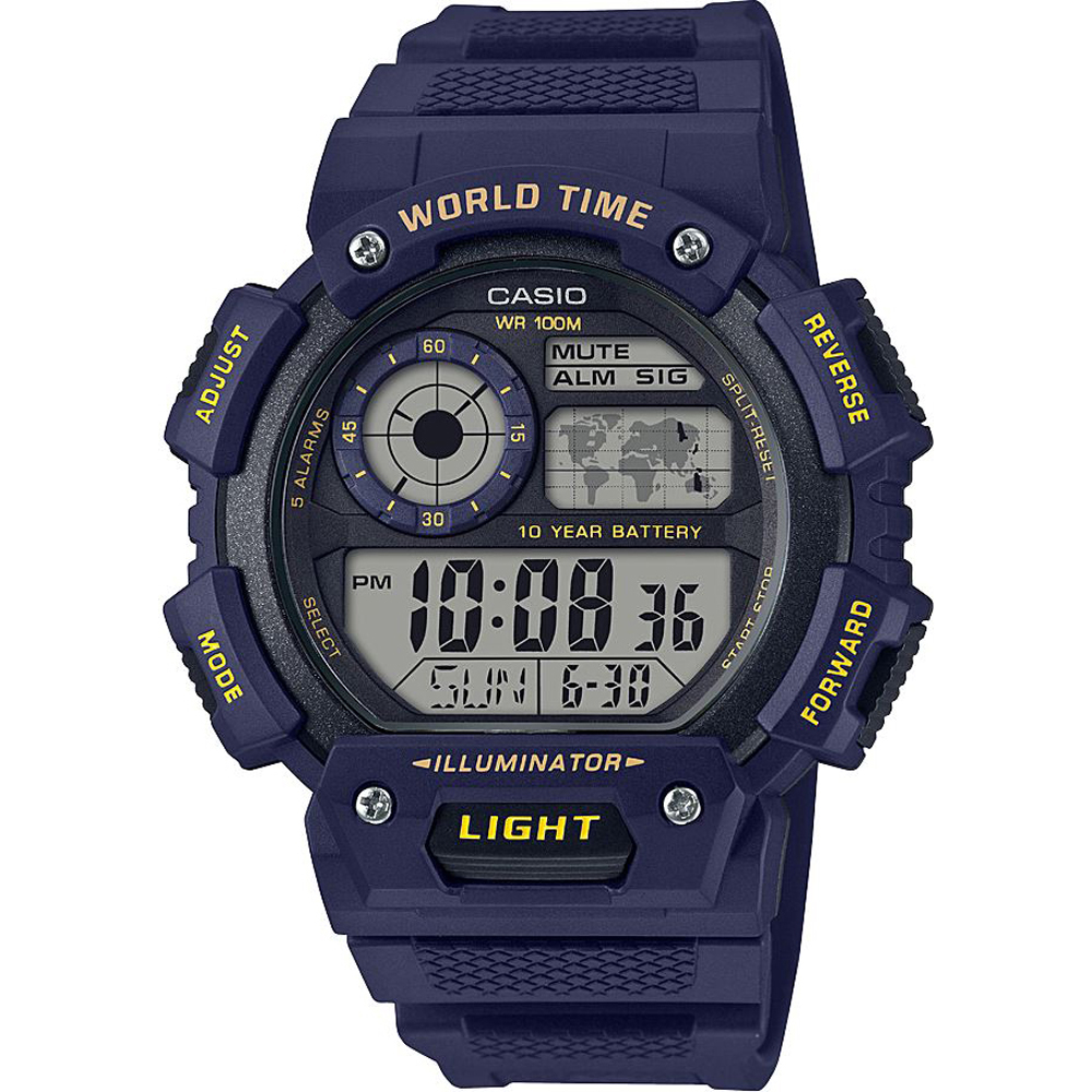 Montre Casio Collection AE-1400WH-2AVEF World Timer