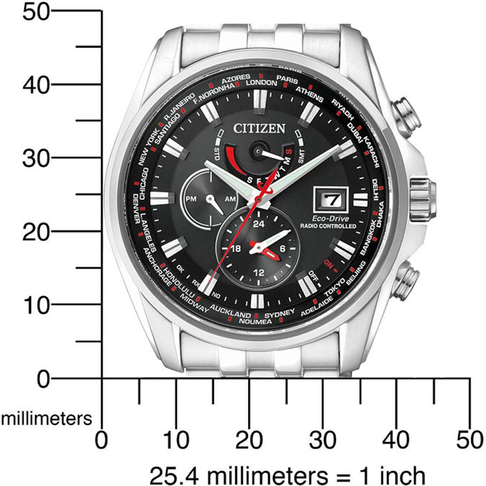 Montre Citizen Radio contrôlé AT9030-55E Radio Controlled • EAN:  4974374242754 • Montre.be