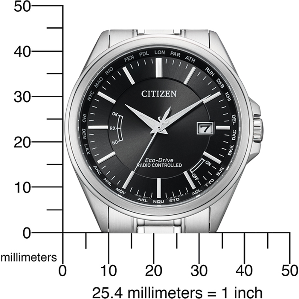 Montre Citizen Radio contrôlé CB0250-84E Radio Controlled • EAN:  4974374306050 • Montre.be