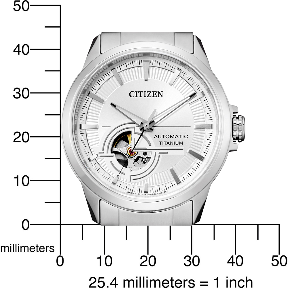 Citizen Automatik NH9120-88L Super Titanium 50th Anniversary, 349,00
