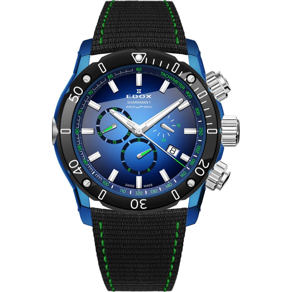 Montre Edox 10221-357BU-BUV Chronoffshore -1