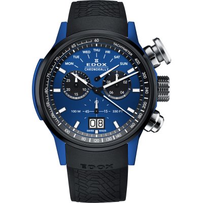 Montre Edox 38001-TINBU1-BUIB1 Chronorally-S
