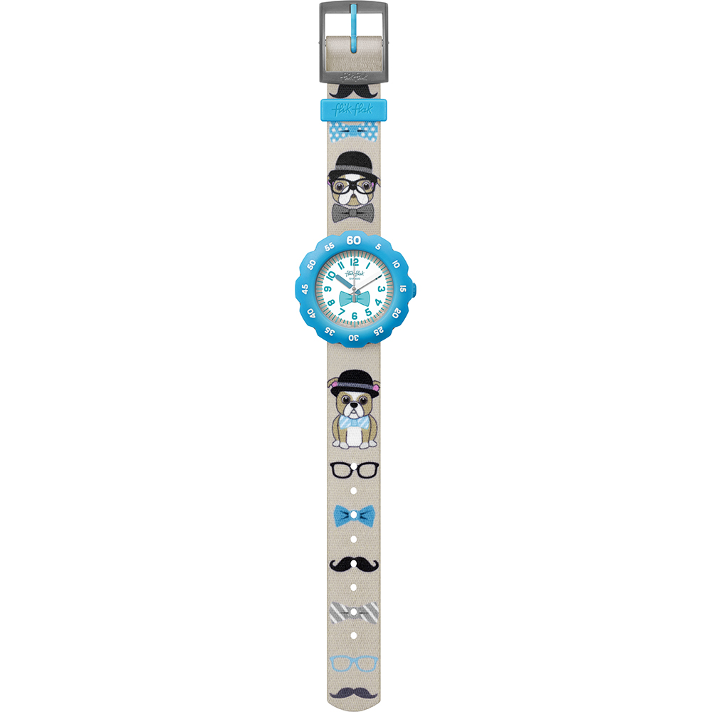 Montre Flik Flak 5+ Power Time FPSP024 Chapeau Melon