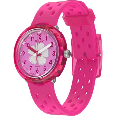 Montre Flik Flak 7+ Power Time FCNP005 Fizz in hibiscus