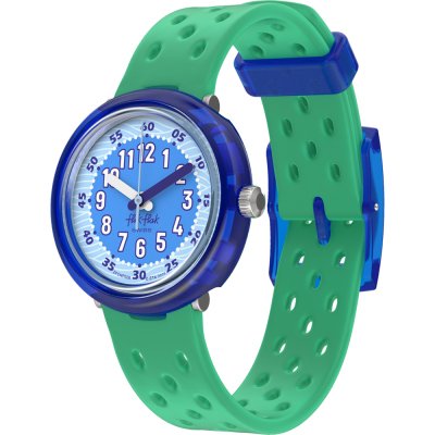 Montre Flik Flak 7+ Power Time FCNP006 Fizz in waves