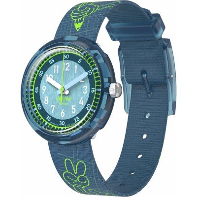 Montre Flik Flak 5+ Power Time FPNP174 Code Talk