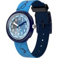 Montre Flik Flak 5+ Power Time FPNP189 Quench In Blue