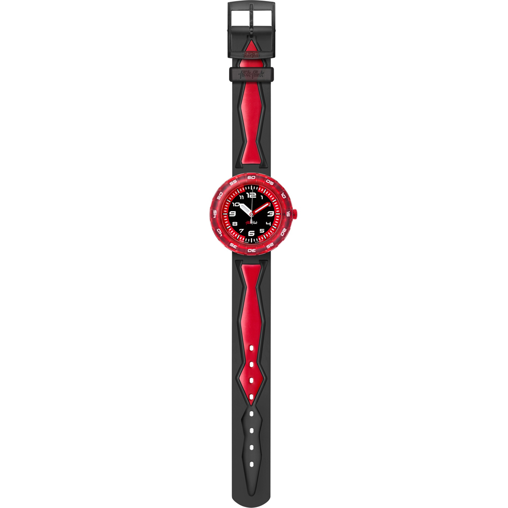 Montre Flik Flak 7+ Power Time FCSP015 Get It In Red!