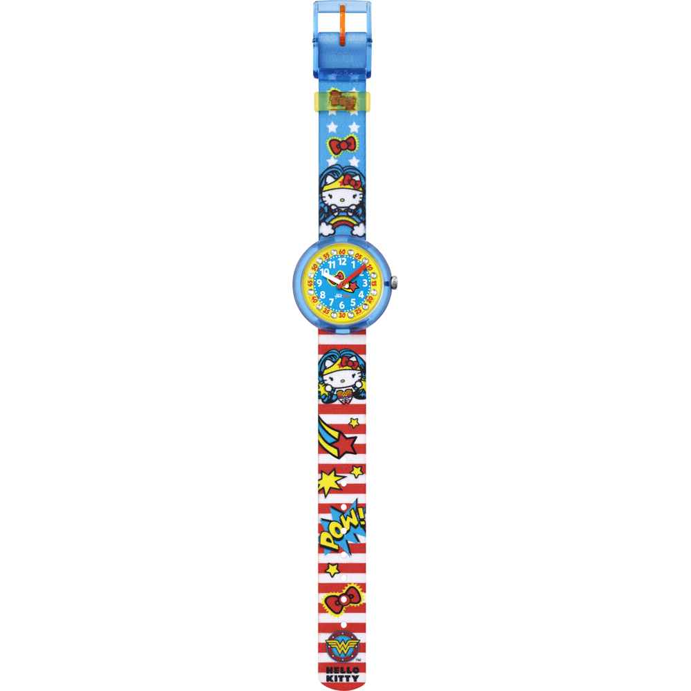 Montre Flik Flak FLNP018 Hello Kitty - Wonderwoman