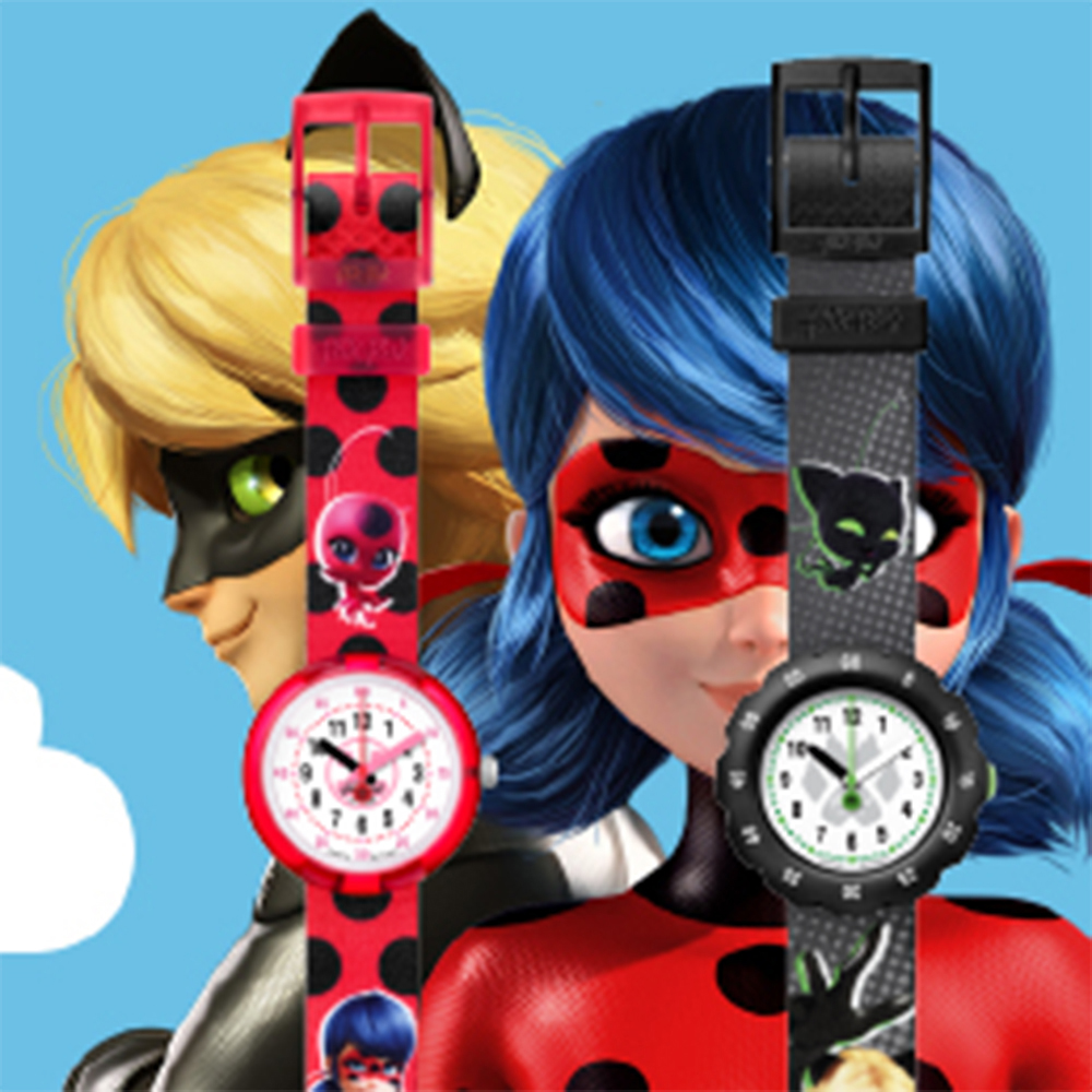 Montre Flik Flak Fpsp058 Miraculous Cat Noir Ean Montre Be
