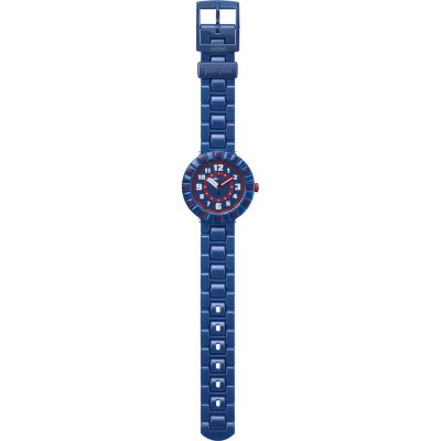 Montre Flik Flak 7+ Power Time FCSP040 Seriously Navy