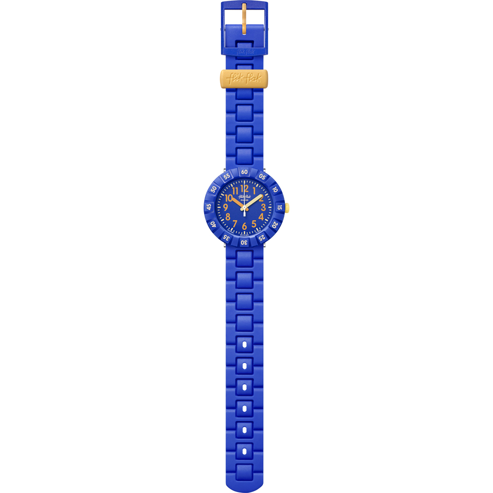 Montre Flik Flak 7+ Power Time FCSP085 Solo Blue