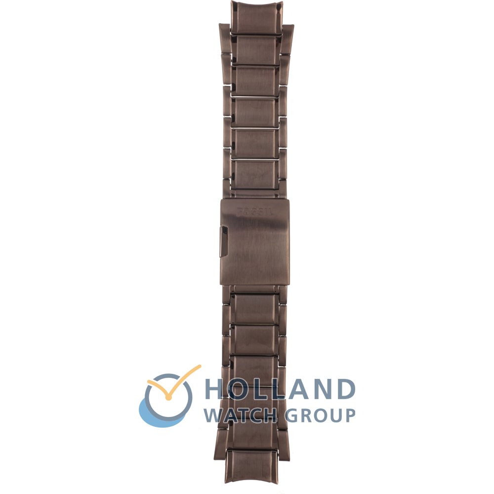 Bracelet FOSSIL en Cuir Noir - JF02378793 - Cleor