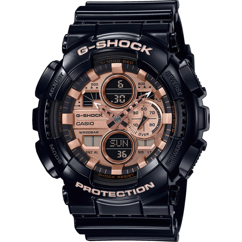 Montre G-Shock Classic Style GA-140GB-1A2ER Ana-Digi - Garrish Black