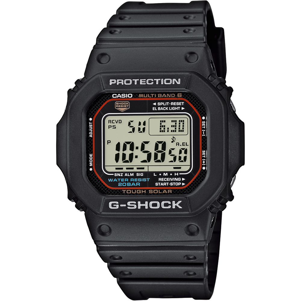 Montre G-Shock Classic Style GW-M5610-1ER Solar Waveceptor