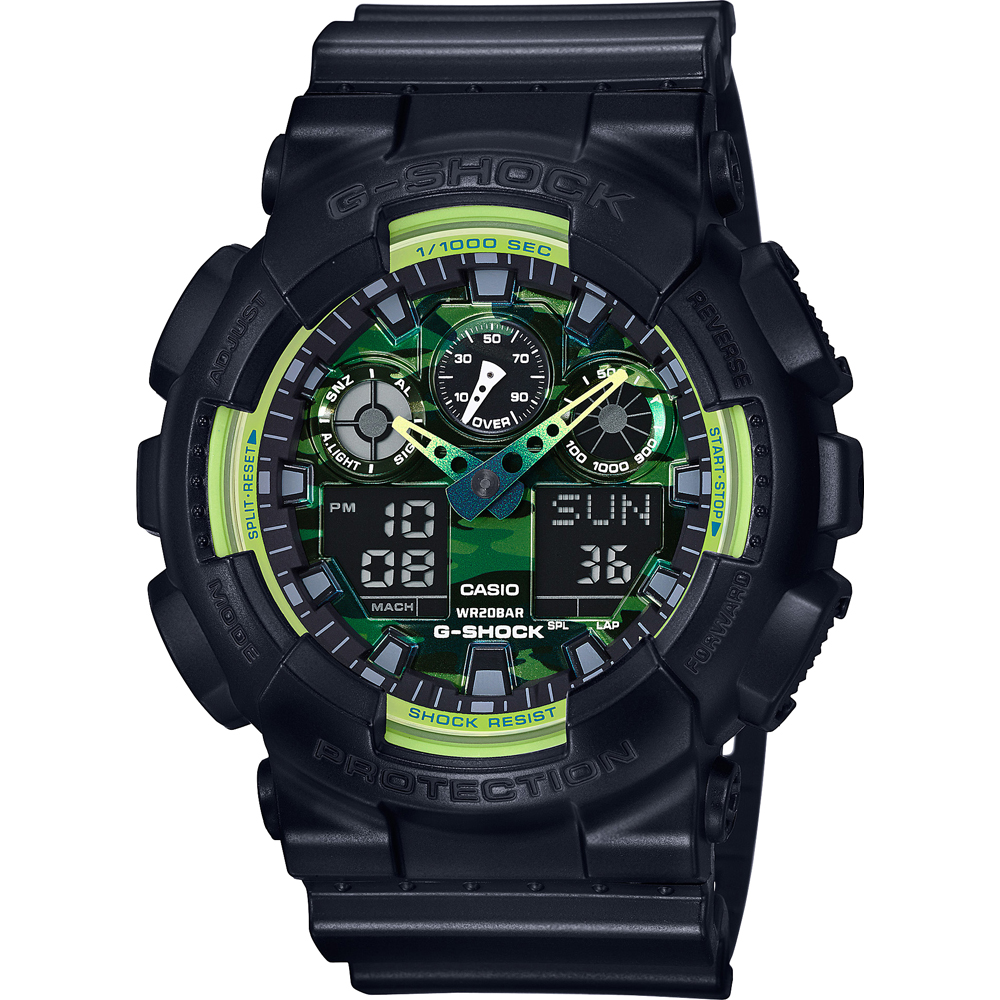 Montre G-Shock Classic Style GA-100LY-1A Classic Lime
