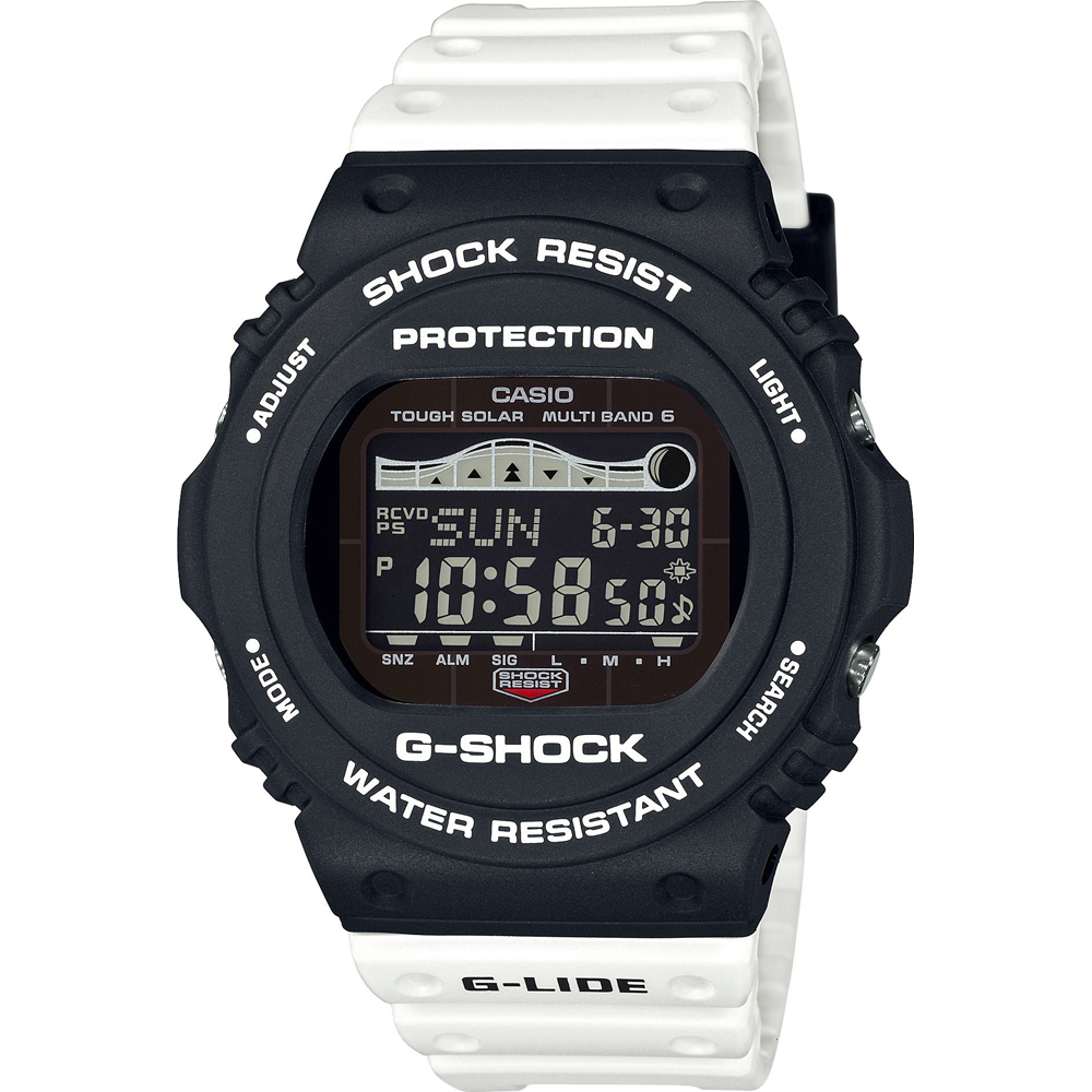 Montre G-Shock Classic Style GWX-5700SSN-1ER G-Lide - Avoid Shark Attack