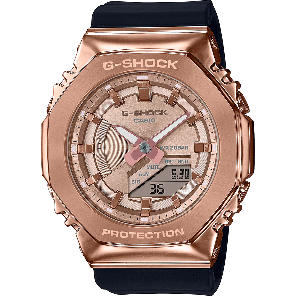 Montre G-Shock G-Metal GM-S2100PG-1A4ER Metal Covered - CasiOak Lady