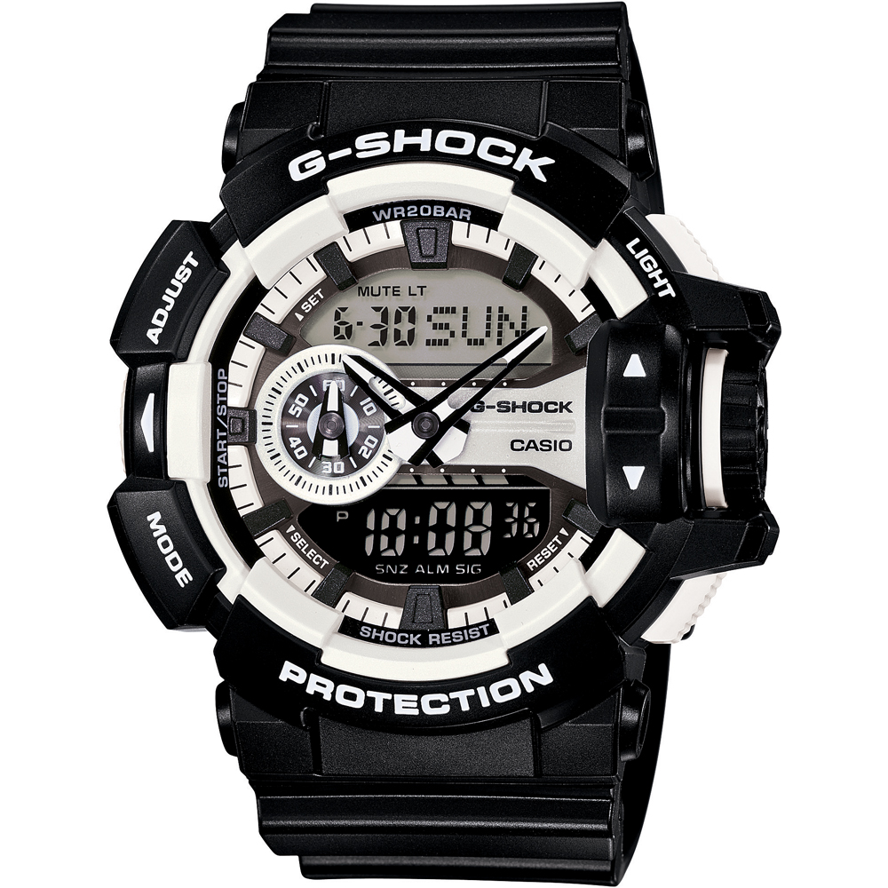 Montre G-Shock Classic Style GA-400-1AER Rotary Switch