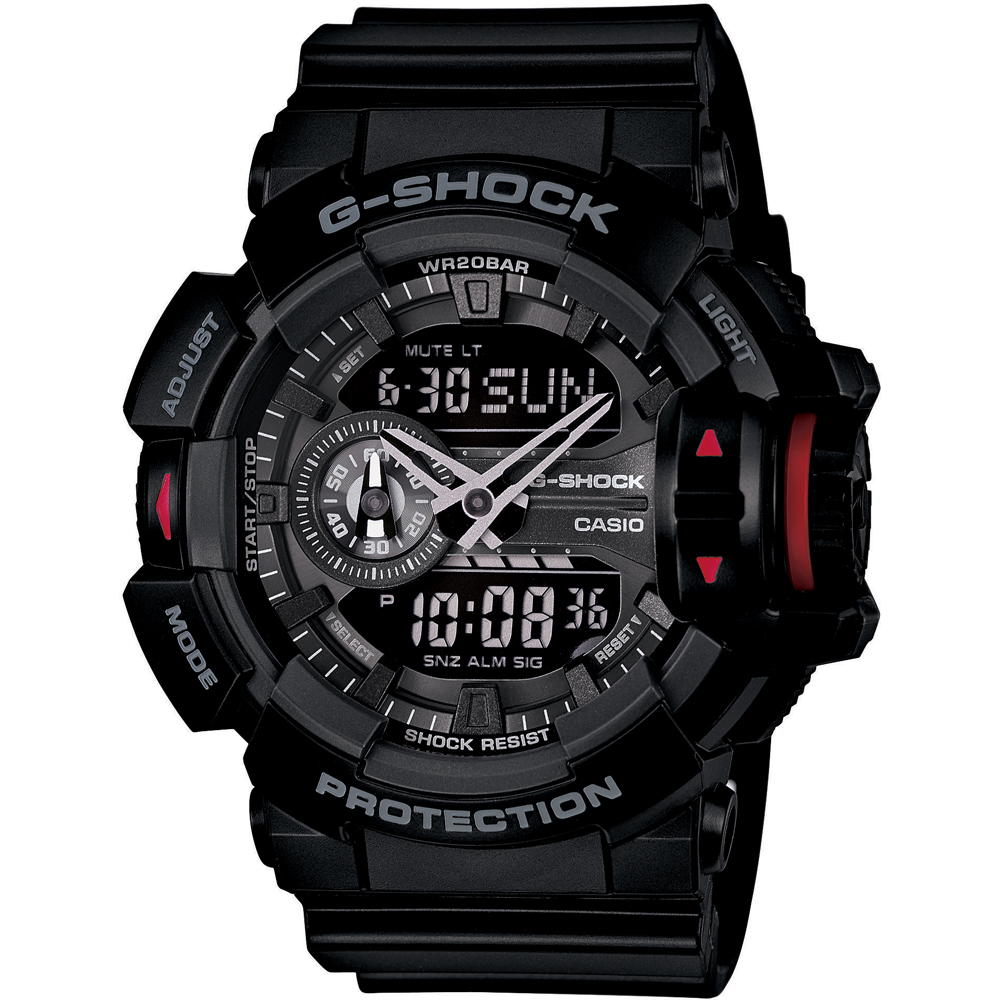 Montre G-Shock Classic Style GA-400-1BER Rotary Switch