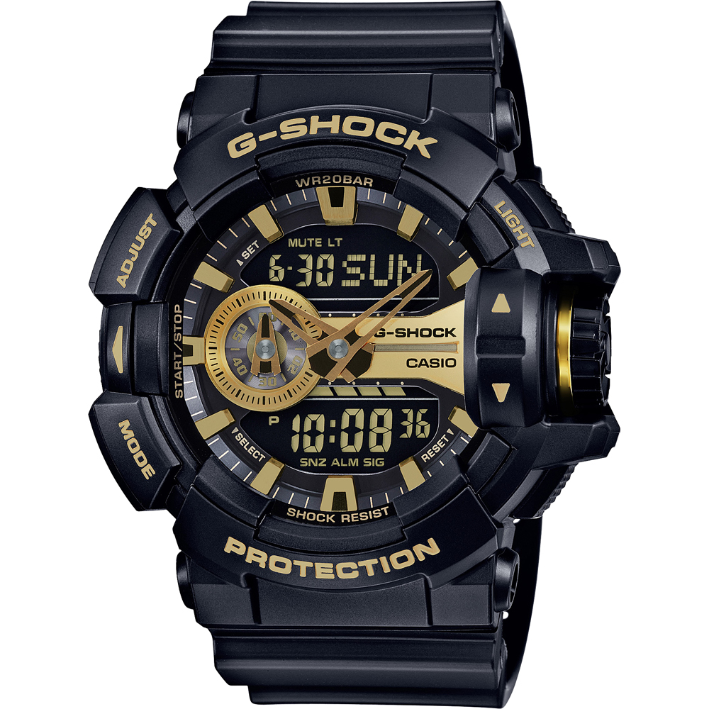 Montre G-Shock Classic Style GA-400GB-1A9 Rotary Switch Garrish Black