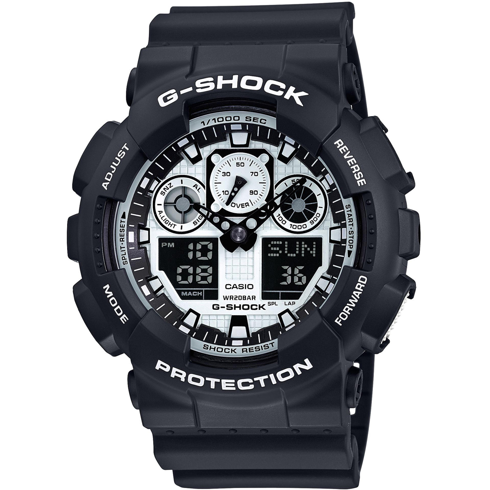 Montre G-Shock Classic Style GA-100BW-1AER Team Zebra