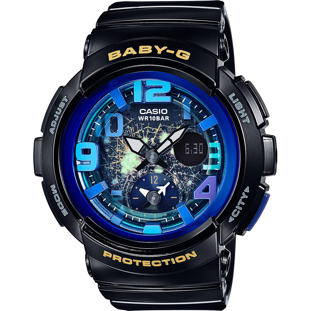 Montre G-Shock Baby-G BGA-190GL-1B Cosmic Face