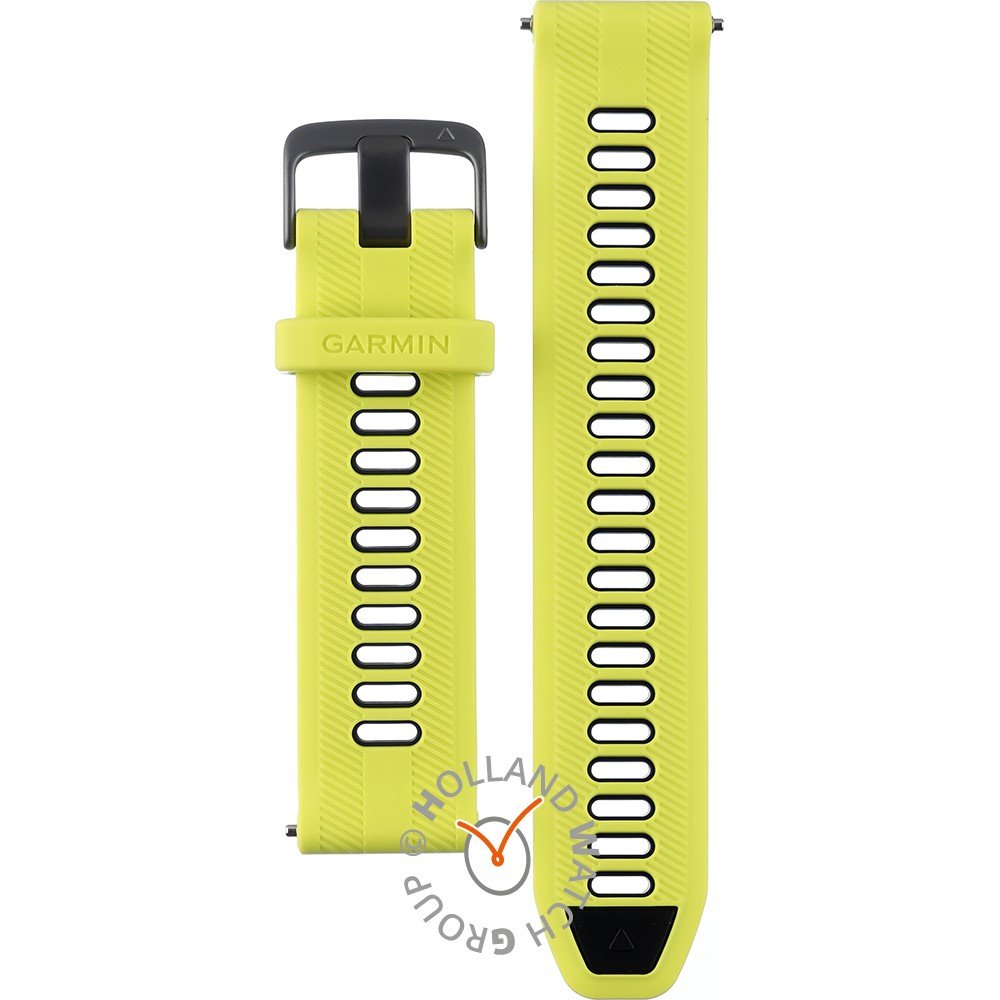Pour Garmin Forerunner 158 20mm Motif de football Bracelet de montre en  silicone de couleur unie (vert citron)