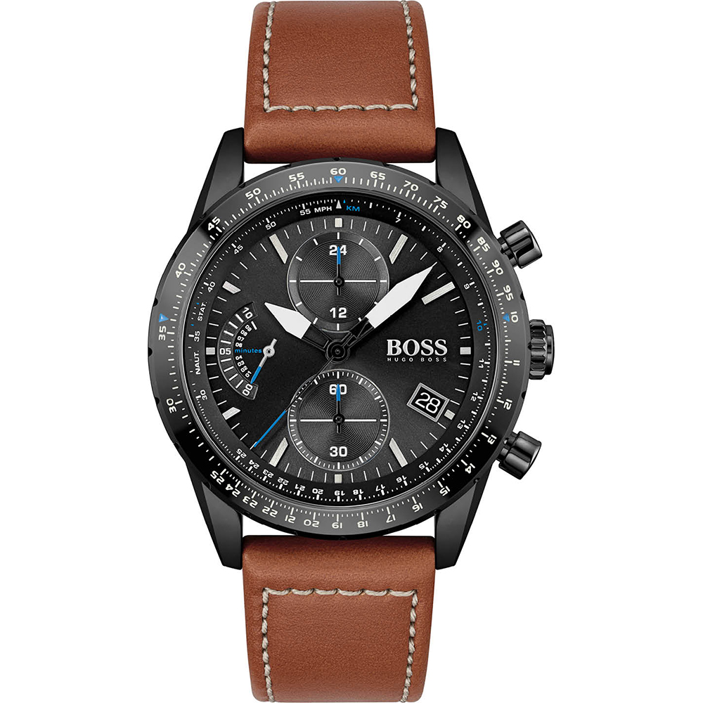 Montre Homme HUGO BOSS BLACK en Acier Noir - - Cleor