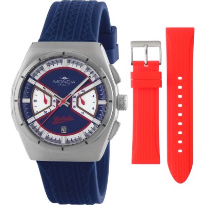 Montre Mondia MI-819-SS-BLWT-CG Rally Legend Chrono Set