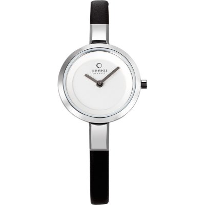 Obaku Watch Time 2 Hands Siv V129LCIRB
