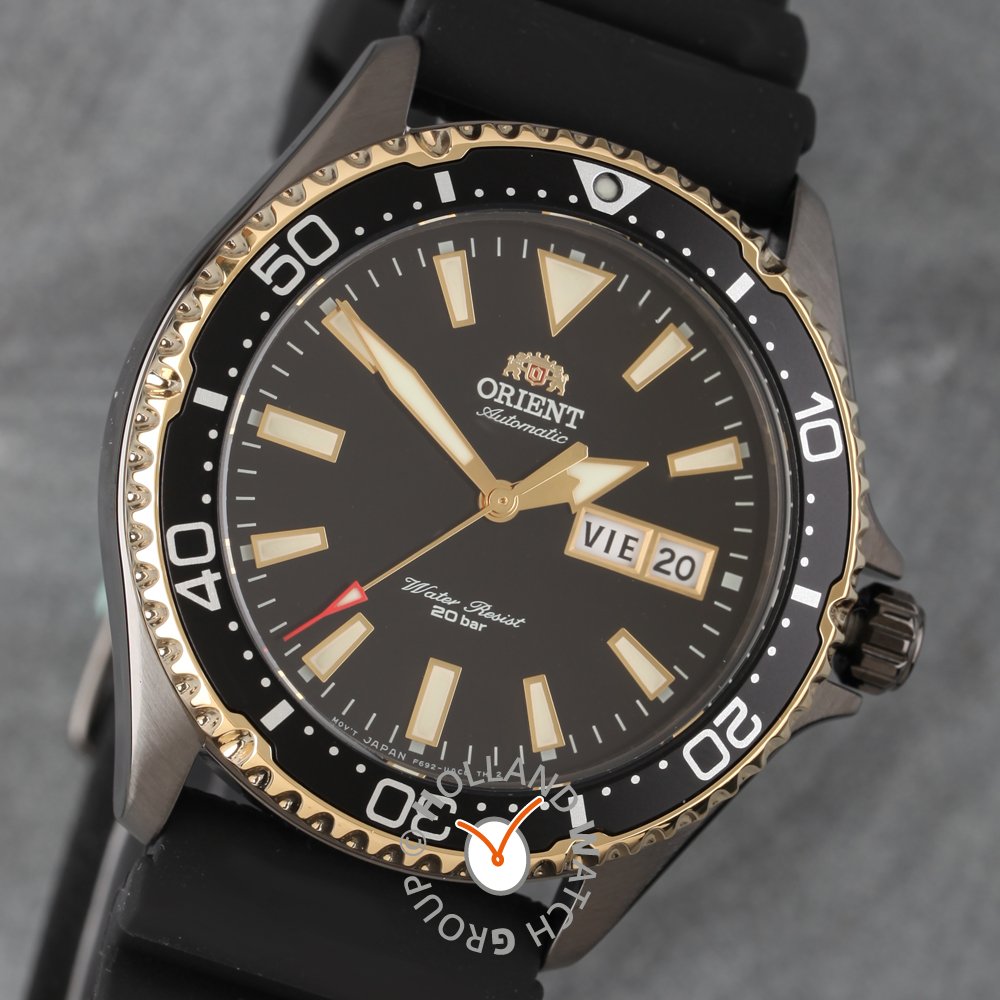 orient mako 3 black gold