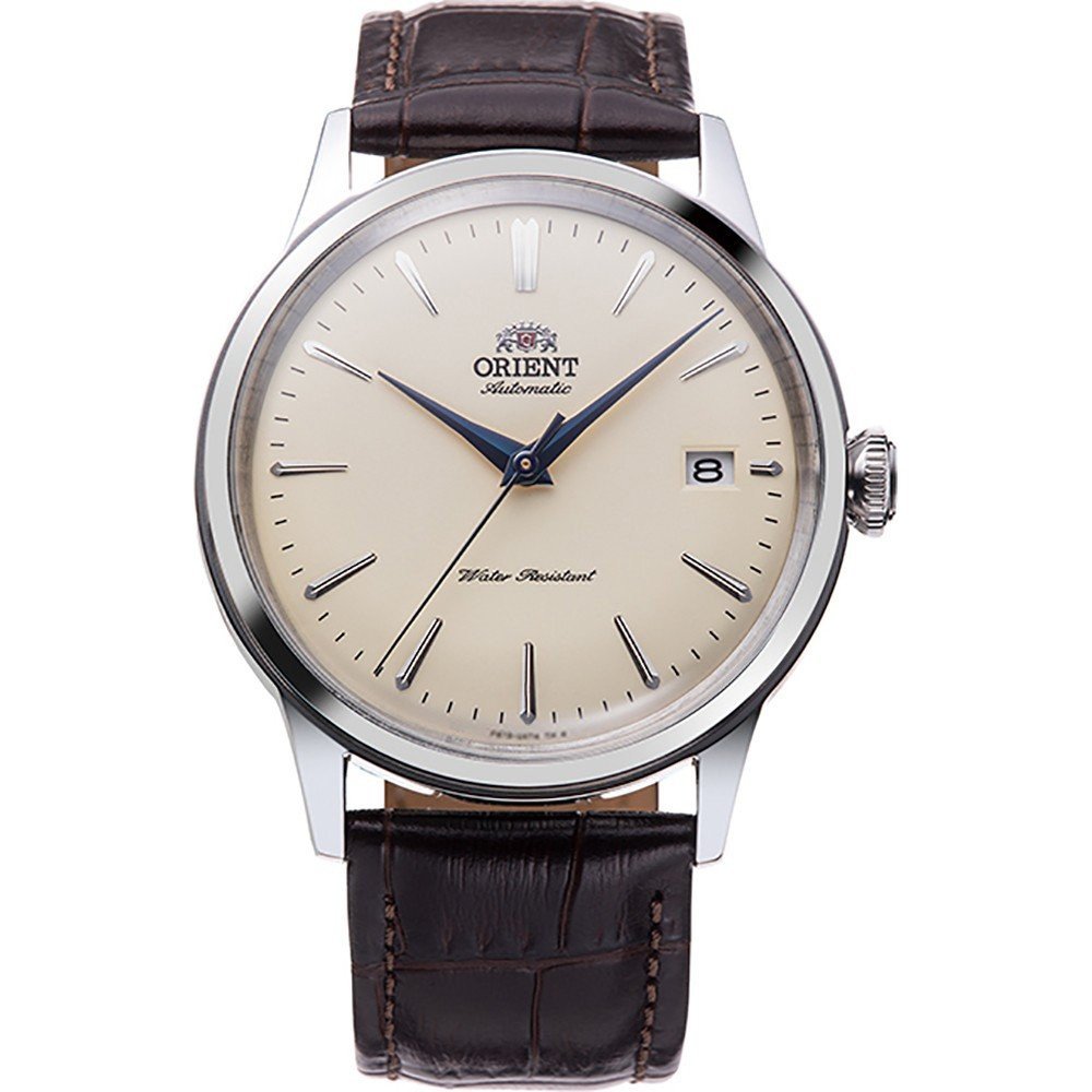 Montre Orient Bambino Classique - Cadran Marron - Acier Inoxydable 38 Mm - Mécanique Automatique
