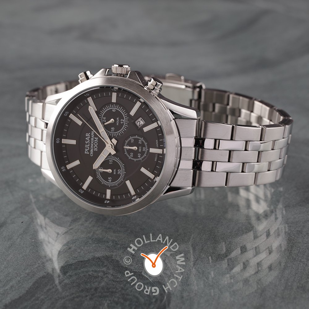 Montre Pulsar homme chronographe acier - Homme - modèle PT3995X1 | MATY