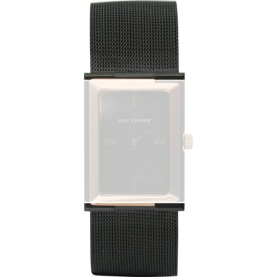 Bracelet Rolf Cremer MB 10 schwarz matt