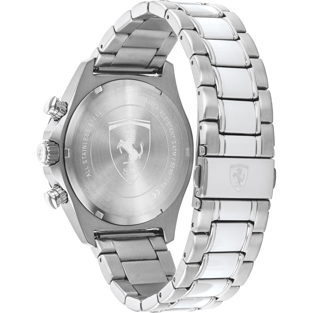 Scuderia Ferrari Hommes Squelette Automatique Montres bracelet avec bracelet  en Acier Inoxydable – 830602