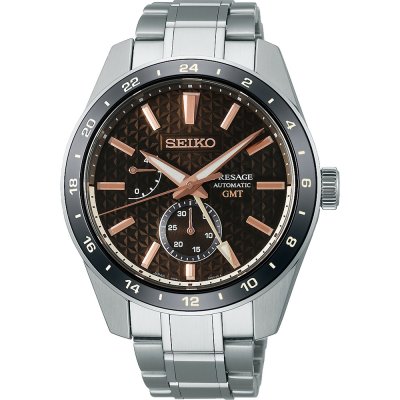 Montre Seiko Sharp Edged SPB275J1 Presage Sharp Edged GMT