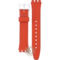 Bracelet Swatch Plastic - Originals Medium (34mm) /Access/Solar/Musicall/Stop - G/SK/SL/SR/SS/SO28 AGE722 Red Away