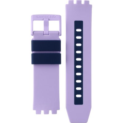 Bracelet Swatch Plastic - BigBold - SB0/SO27 ASB05V101 Look right trough violet