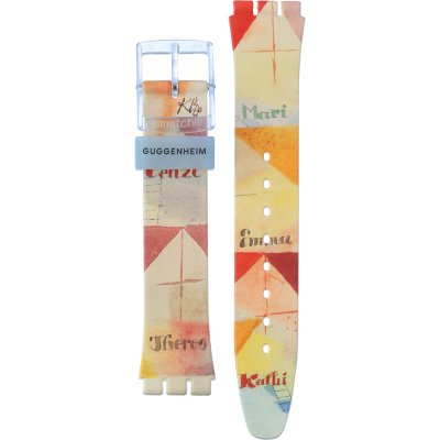 Bracelet Swatch Plastic - Originals Medium (34mm) /Access/Solar/Musicall/Stop - G/SK/SL/SR/SS/SO28 ASO28Z703 Klee's Bavarian Don Giovanni