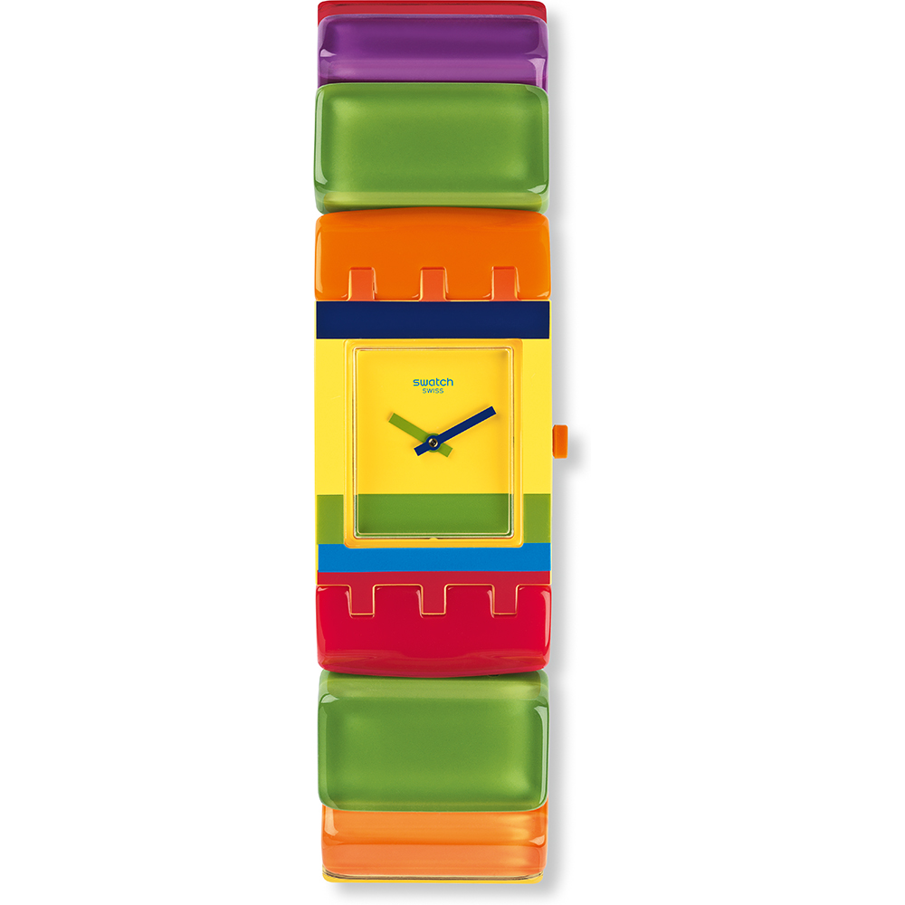 Montre Swatch Square SUBJ101A Colorido Large