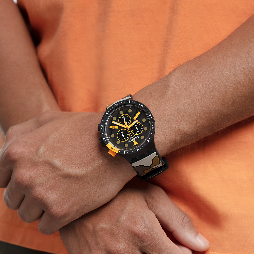 Montre Swatch Big Bold SB02B410 Escapedesert • EAN: 7610522837683 •  Montre.be
