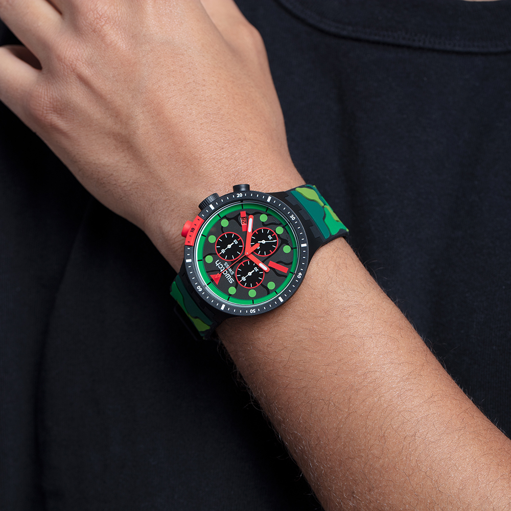 Montre Swatch Big Bold SB02B409 Escapejungle • EAN: 7610522837706 •  Montre.be
