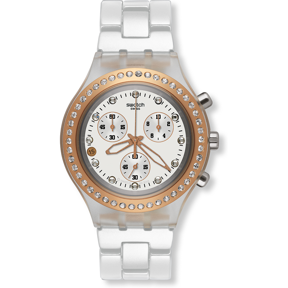 Montre Swatch Chrono SVCK4067AG Full-Blooded Rose Gold