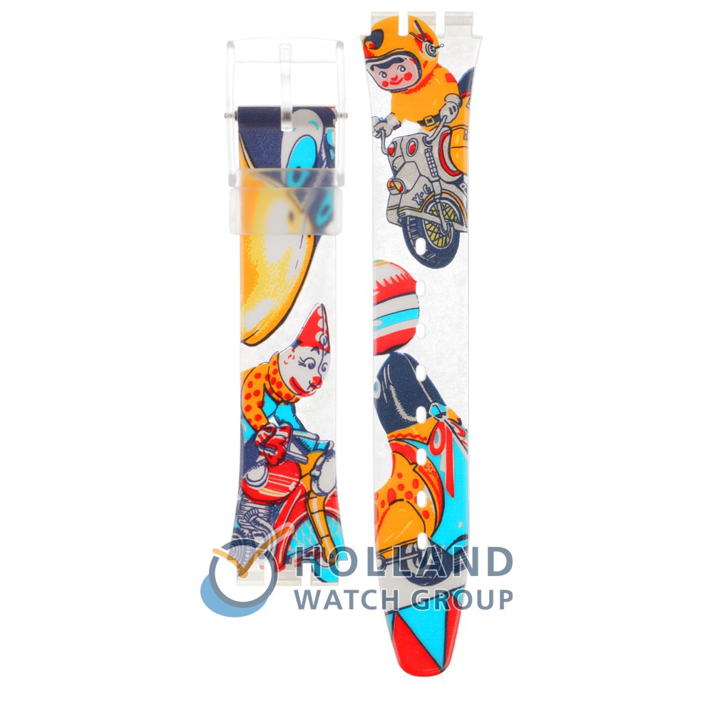 SWATCH GK155 TIN TOY ⚙️ Gents 34mm original papers clear Jelly Fish  skeleton 90s - £29.12 | PicClick UK